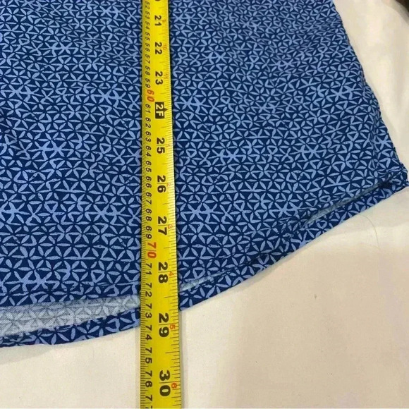 Jachs New York men blue button up short sleeve casual shirt size XL - Picture 5 of 8